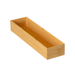 Organizador Empilhável Paramount em Bambu 30,5x7,5x5,1cm Organizador Empilhável Paramount em Bambu 30,5x7,5x5,1cm