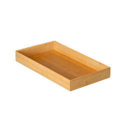 Organizador Empilhável Paramount em Bambu 38,5x15,2x5,1cm Organizador Empilhável Paramount em Bambu 38,5x15,2x5,1cm
