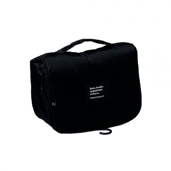 Necessaire para Viagem Premium Paramount 22,5x18,5cm Preta