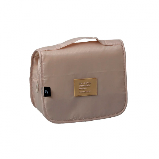 Necessaire para Viagem Premium Paramount 22,5x18,5cm Creme