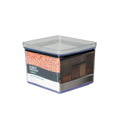 Pote Hermético Quadrado de Acrílico Paramount Lumini 3040mL