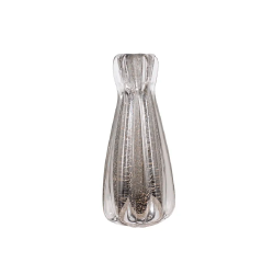 Vaso Decorativo em Vidro Paramount Murano 6,5x18cm Cinza Quartzo Vaso Decorativo em Vidro Paramount Murano 6,5x18cm Cinza Quartzo