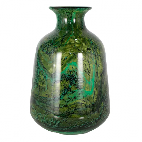 Vaso Decorativo em Vidro Paramount Murano 17x26cm Verde Esmeralda Vaso Decorativo em Vidro Paramount Murano 17x26cm Verde Esmeralda