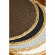 Lugar Americano de Fibra Natural e Algodão 38cm Paramount Preto Lugar Americano de Fibra Natural e Algodão 38cm Paramount Preto
