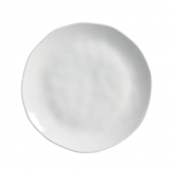 Prato de Louça Raso 26,5cm Porto Brasil Orgânico New White Prato de Louça Raso 26,5cm Porto Brasil Orgânico New White