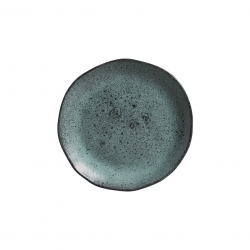 Prato de Louça de Sobremesa 19,5cm Porto Brasil Orgânico Petroleum 