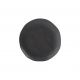 Prato de Louça de Sobremesa 19,5cm Porto Brasil Orgânico Preto Matte Prato de Louça de Sobremesa 19,5cm Porto Brasil Orgânico Preto Matte