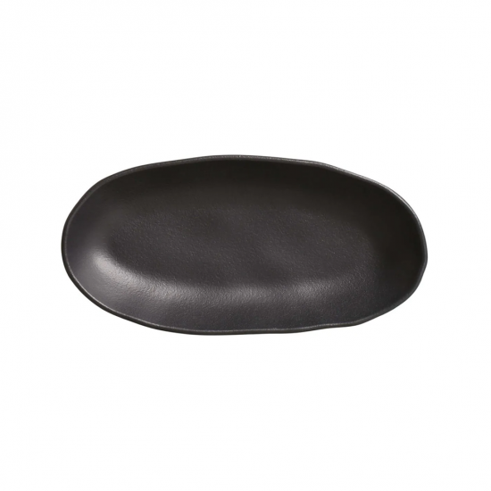 Travessa de Louça Oval Funda Porto Brasil Orgânico Preto Matte Travessa de Louça Oval Funda Porto Brasil Orgânico Preto Matte