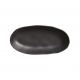 Travessa de Louça Oval Funda Porto Brasil Orgânico Preto Matte Travessa de Louça Oval Funda Porto Brasil Orgânico Preto Matte