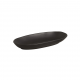 Travessa de Louça Oval Funda Porto Brasil Orgânico Preto Matte Travessa de Louça Oval Funda Porto Brasil Orgânico Preto Matte