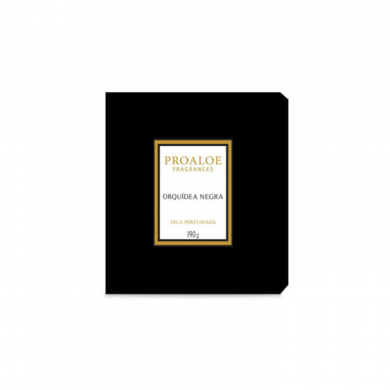 Vela Aromática Orquídea Negra 210g Proaloe Vela Aromática Orquídea Negra 210g Proaloe