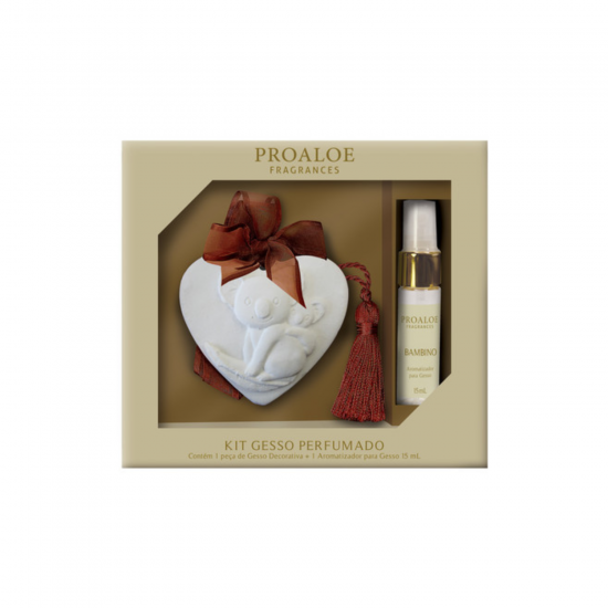 Kit Gesso Perfumado Coala Fragrância Bambino (Mamãe Bebê) Proaloe Kit Gesso Perfumado Coala Fragrância Bambino (Mamãe Bebê) Proaloe
