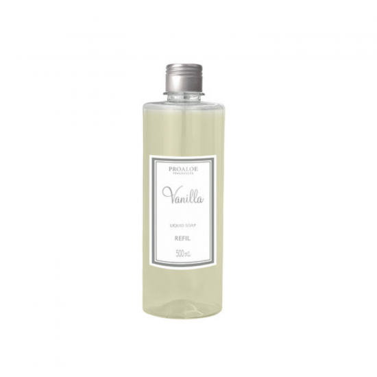 Sabonete Líquido Vanilla (Baunilha) 500ml Proaloe Refil Sabonete Líquido Vanilla (Baunilha) 500ml Proaloe Refil