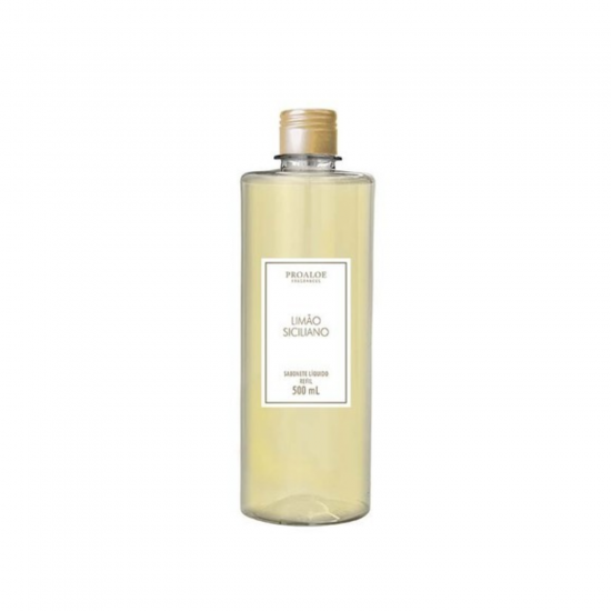 Sabonete Líquido Limão Siciliano 500ml Proaloe Refil Sabonete Líquido Limão Siciliano 500ml Proaloe Refil