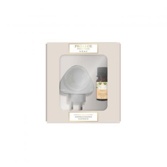 Kit Elétrico de Porcelana Essência Néroli (Flor de Laranjeira) Proaloe 10mL Kit Elétrico de Porcelana Essência Néroli (Flor de Laranjeira) Proaloe 10mL