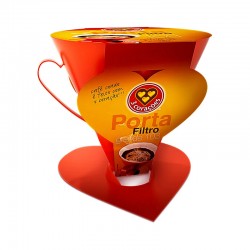 Porta Filtro 103 3 Corações Vermelho Porta Filtro 103 3 Corações Vermelho