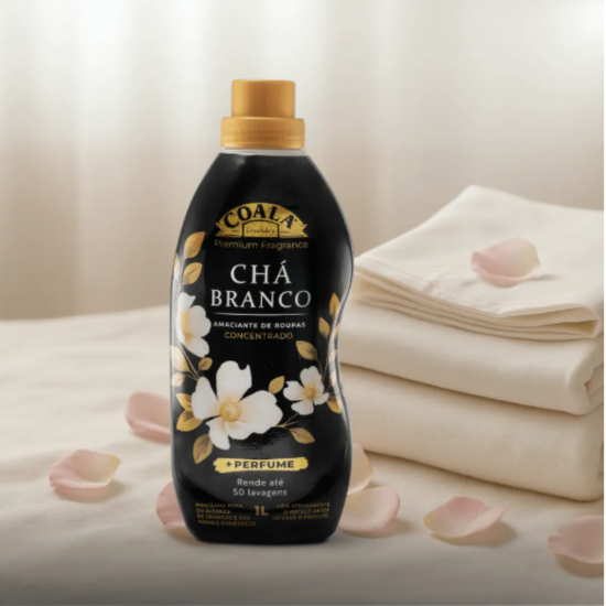 Amaciante Concentrado Coala Chá Branco 1L Amaciante Concentrado Coala Chá Branco 1L