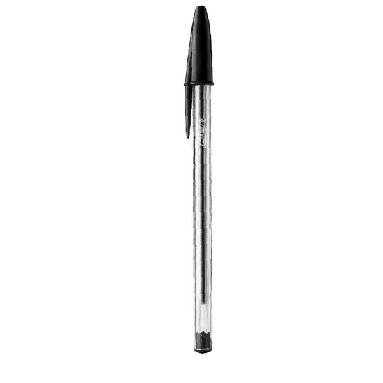 Caneta BIC Preta Cristal com 1 unid.