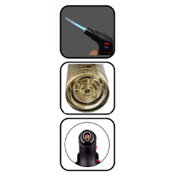 Maçarico Multiuso Portátil Mini BJ 60mL Recarregável