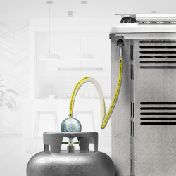 Mangueira de Gás 3/8" Ibirá NBR-8613 Trançada com 1,25 metros Mangueira de Gás 3/8" Ibirá NBR-8613 Trançada com 1,25 metros