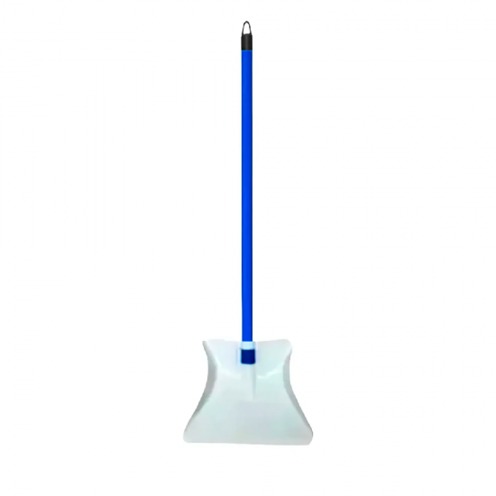 Pá de Lixo de Metal com Cabo Longo Flora