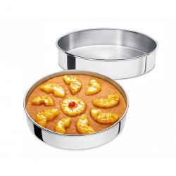 Assadeira de Alumínio Polido Redonda Alta n°35 ABC Assadeira de Alumínio Polido Redonda Alta n°35 ABC