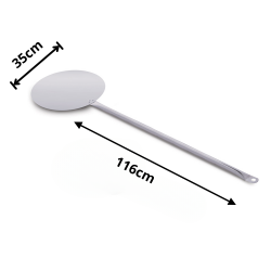 Pá de Pizza Redonda Cabo em Inox ABC