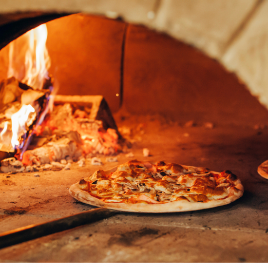 Pá de Pizza Redonda Cabo em Inox ABC