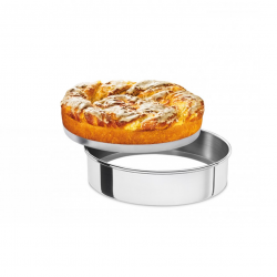 Forma Redonda Alta com Fundo Removível n°35 em Alumínio ABC