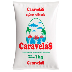 Açúcar Refinado Caravelas 1Kg Açúcar Refinado Caravelas 1Kg