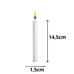 Vela n°5 Prata com 5 unid. 21g Vela n°5 Prata com 5 unid. 21g