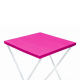 Toalha Mesa Plástica Descartável 80x80cm com 10 unid. - Pink Toalha Mesa Plástica Descartável 80x80cm com 10 unid. - Pink