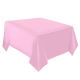 Toalha Mesa Plástica Descartável 80x80cm com 10 unid. - Rosa Toalha Mesa Plástica Descartável 80x80cm com 10 unid. - Rosa