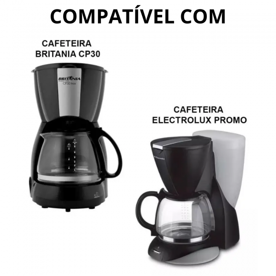 Jarra de Vidro para Cafeteira Elétrica Britania CP30/Eletrolux Promo Jarra de Vidro para Cafeteira Elétrica Britania CP30/Eletrolux Promo