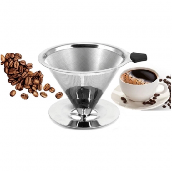 Filtro Coador para Café Inox Reutilizável Unihome Filtro Coador para Café Inox Reutilizável Unihome