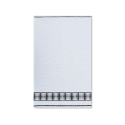 Pano de Prato Gourmet Appel Home 45x68cm Xadrez Cinza