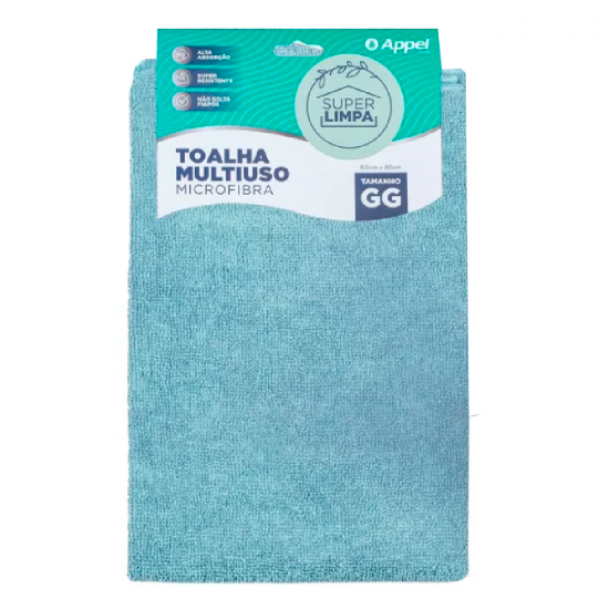 Pano de Microfibra 60x80cm Appel Celeste