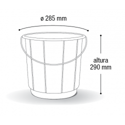 Balde 15L Arqplast