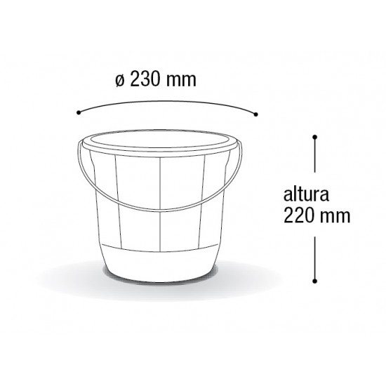 Balde 8L Arqplast Balde 8L Arqplast