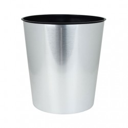 Lixeira sem Tampa 10L Arqplast - Adesivo Inox