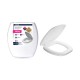 Assento Sanitário Atlas Almofadado Quadrado Branco Assento Sanitário Atlas Almofadado Quadrado Branco