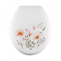Assento Sanitário Atlas Primafer Almofadado Floral Assento Sanitário Atlas Primafer Almofadado Floral