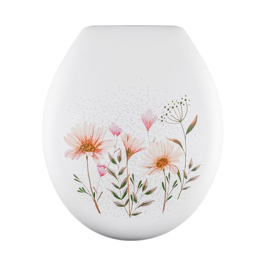 Assento Sanitário Atlas Primafer Almofadado Floral Assento Sanitário Atlas Primafer Almofadado Floral