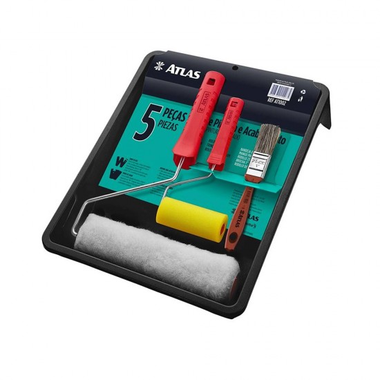 Kit para Pintura Atlas com 5 peças Kit para Pintura Atlas com 5 peças