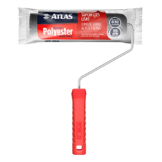 Rolo para Pintura 15cm Espuma Atlas
