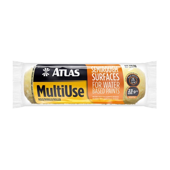 Rolo para Pintura 23cm Lã Multiuso Atlas Rolo para Pintura 23cm Lã Multiuso Atlas