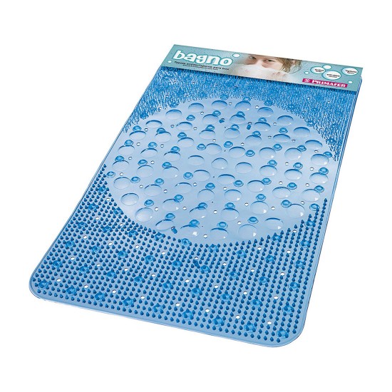 Tapete para Banheiro 66x38cm Antiderrapante Atlas - Azul