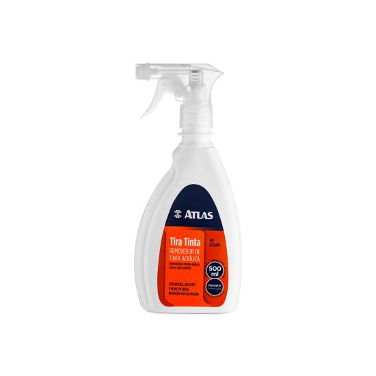 Removedor de Tinta Acrílica Atlas Tira Tinta 500mL Removedor de Tinta Acrílica Atlas Tira Tinta 500mL