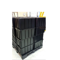 Caixa Organizadora Container Attuale 130L Preto sem Tampa