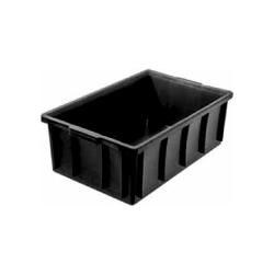 Caixa Organizadora Container Attuale 36L Preto sem Tampa